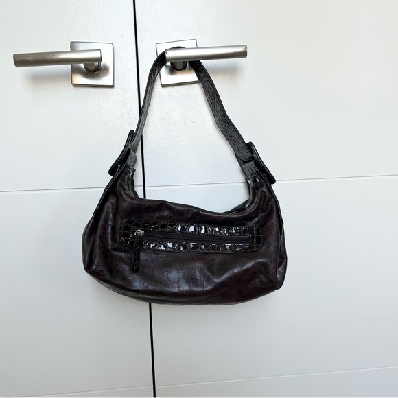 Aldo vintage brown shoulder bag with snake print - Picture 11 of 11